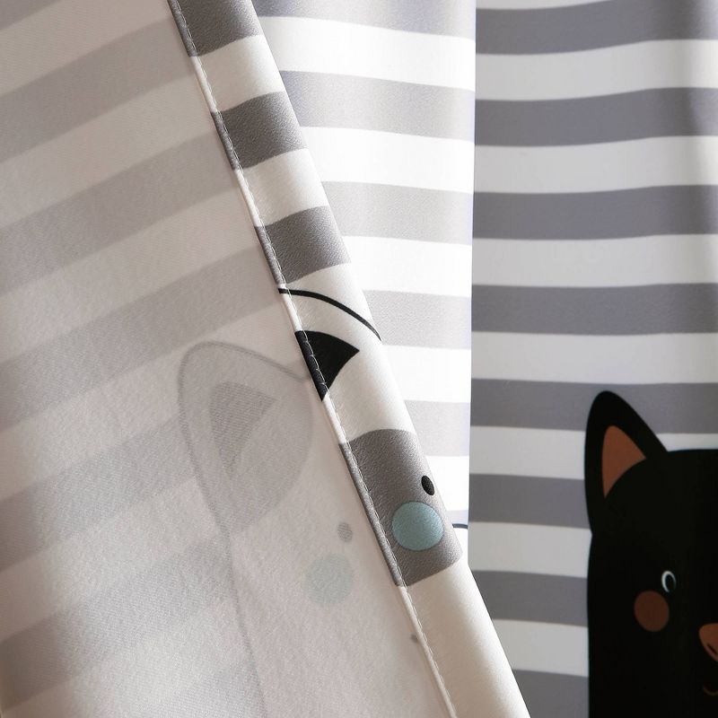 Crayola Pointillist Pansy Curtain Panel