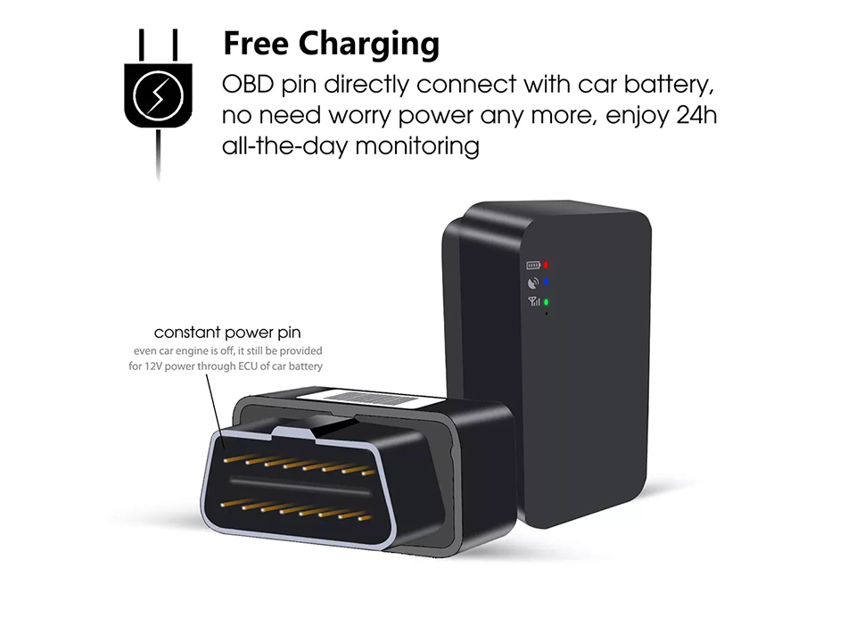 JIMIIoT OB22 Mini Car GPS Tracker With Voice Monitoring Real-time Tracking Free Charging Multiple Alarms GPS Locator For Vehicles