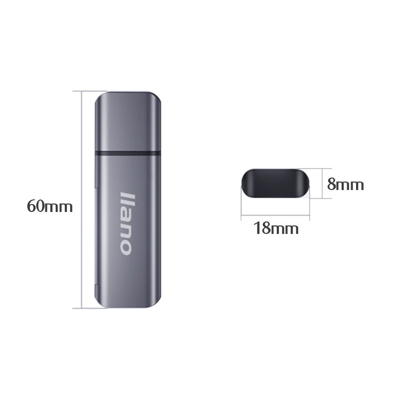 LLANO USB 3.0 Multi Smart Memory Card Reader SD/TF/Micro SD OTG Type c/Micro USB Adapter for Mac/Android/PC/Phone/Laptop/Camera