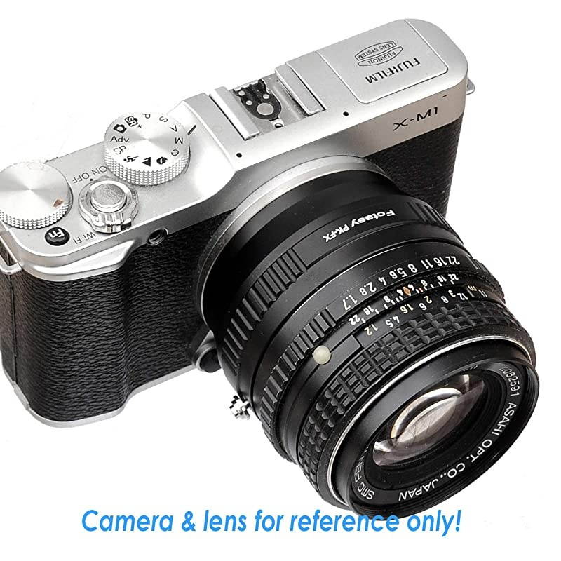 Manual PK lens to Fuji X Adapter Pentax K Mount to XMount Converter Compatible w Fujifilm XPro1 XPro2 XPro3 XE2 XE3 XA5 XA7 XA10 XM1 XT1 XT2 XT3 XT10 XT20 XT30 XT100 1XH1
