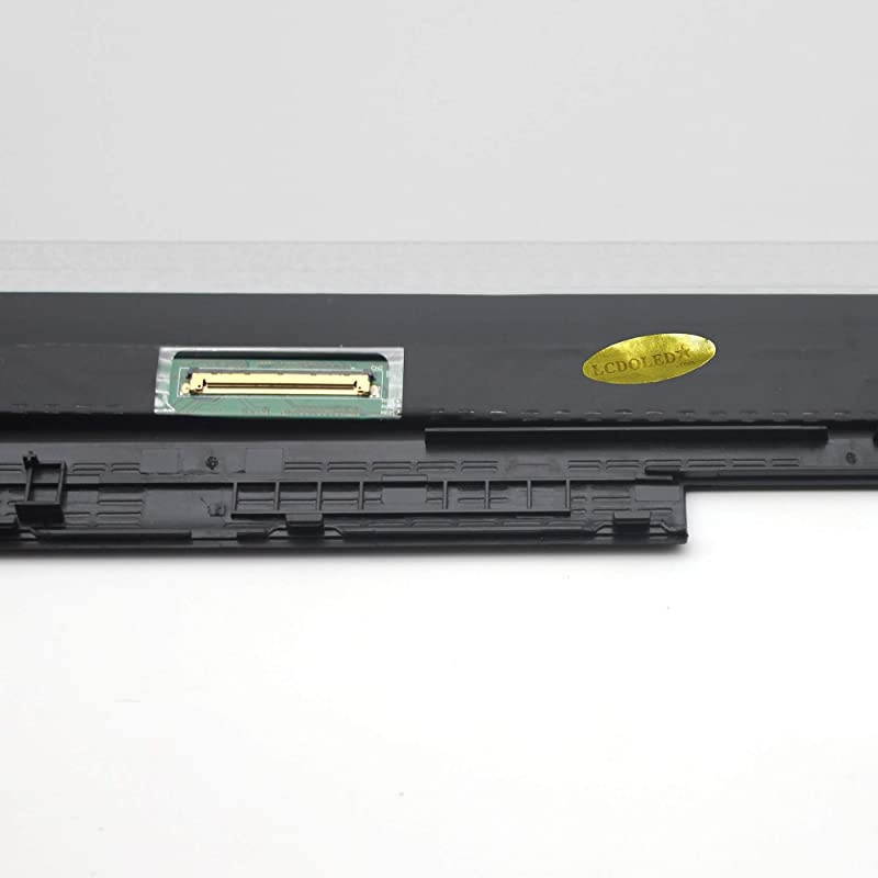 Replacement 15.6 inches B156HAB01.0 LP156WF7-SPEC FullHD 1920x1080 IPS LED LCD Display Touch Screen Digitizer Assembly for Dell Inspiron 15 P58F P58F001 (40Pins - Right-Angled Bezel)