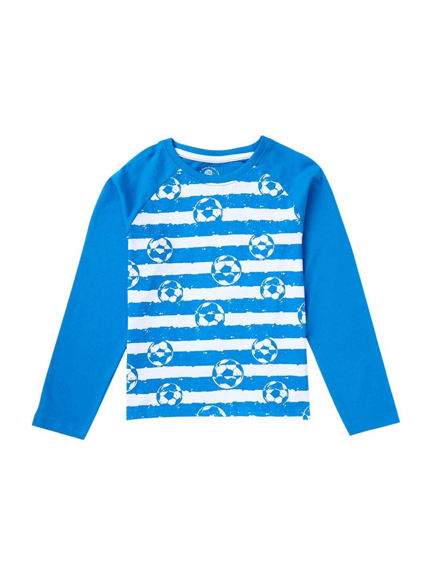 Cub McPaws Kids Multicolor Cotton Printed Full Sleeves T-Shirt (Pack of 3)