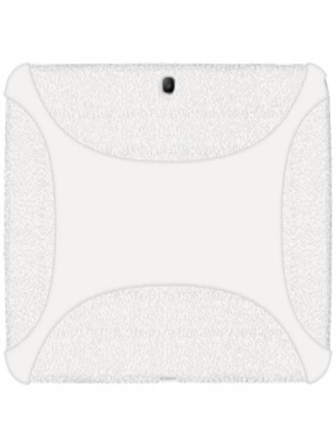 AMZER SIILICONE JELLY SOFT SKIN FIT CASE COVER FOR SAMSUNG GALAXY TAB 3 10.1 - SOID WHITE