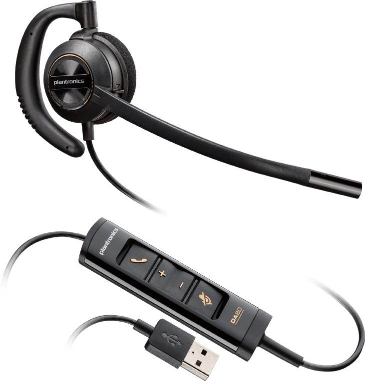 Plantronics EncorePro HW535 USB Mono Mono Corded Headset