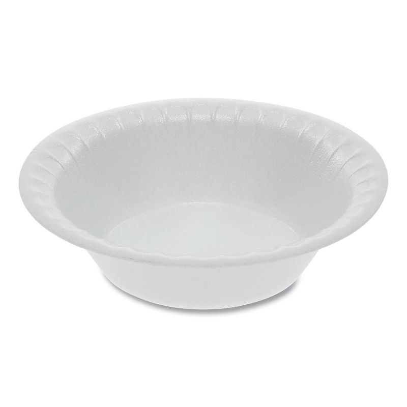 Pactiv Unlaminated Dinnerware, Bowl, 0.8 oz, 4.5 Diameter YTH100040000