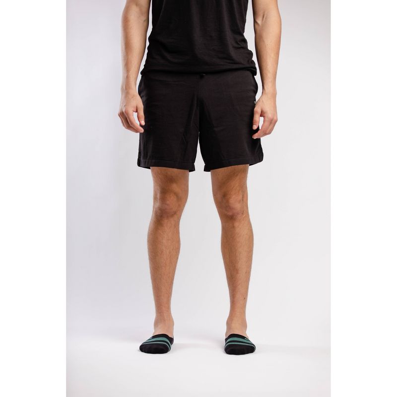 Pair of Thieves Men's 3pk Stripe Cushion No Show Casual Socks  - Blue/Green/White 8-12