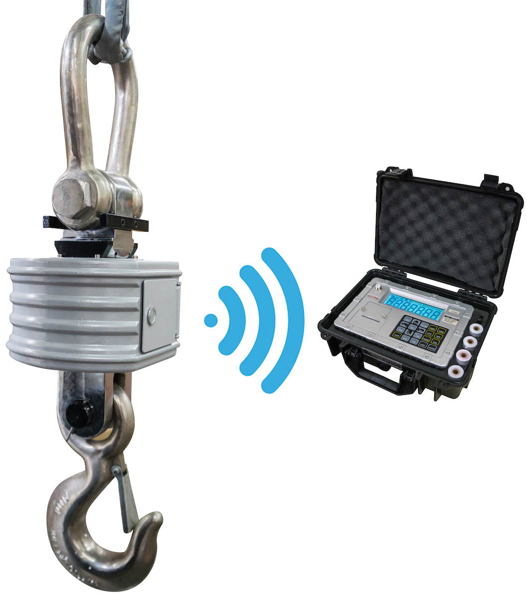 Optima Scales OP-925-W-10000 Heavy-Duty Crane Scale with Wireless Controller - 10000 lbs x 5 lb.