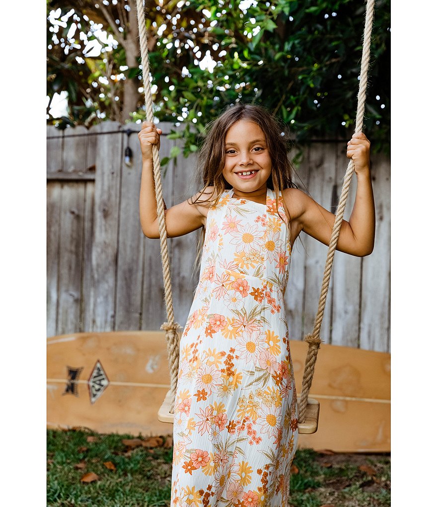 Guess Big Girls 7-16 Striped Overall Dress