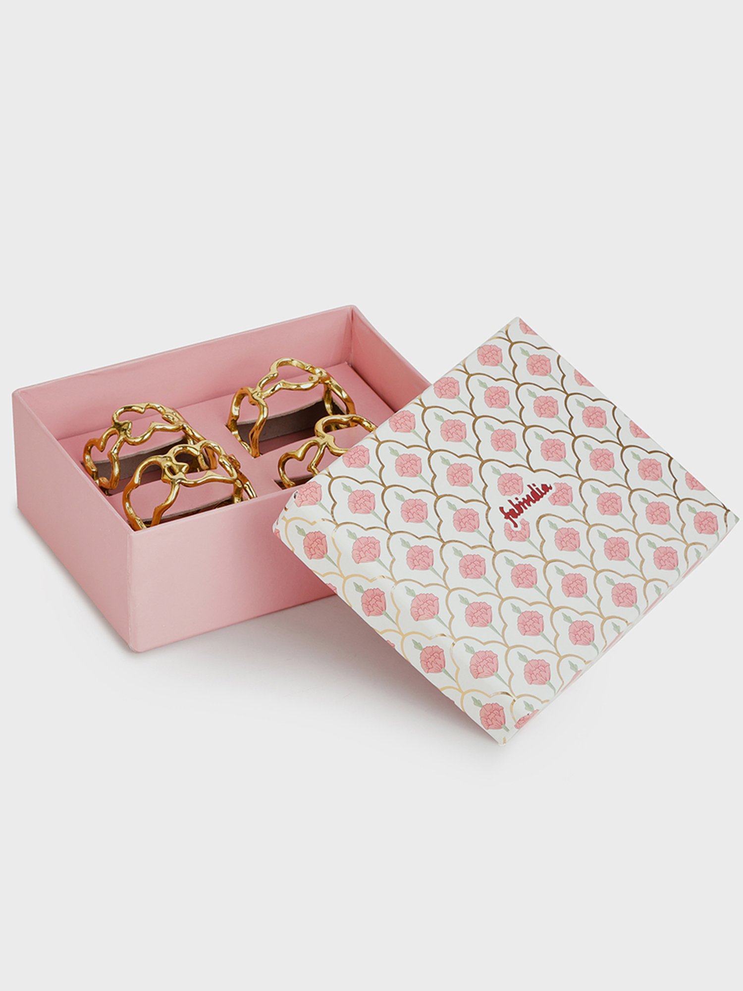 ExclusiveLane The Dancing Peacock Brown Sheesham Wood Napkin Holder - Set of 1