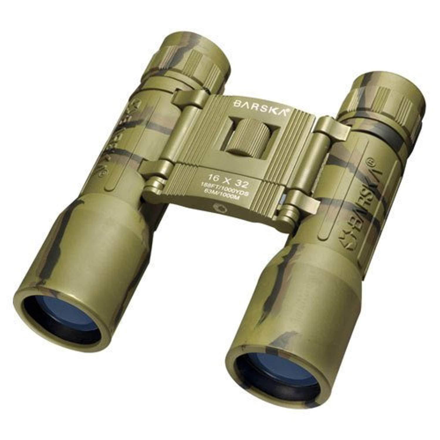 Barska AB10123 Lucid View 16x32 Clam Compact Binoculars