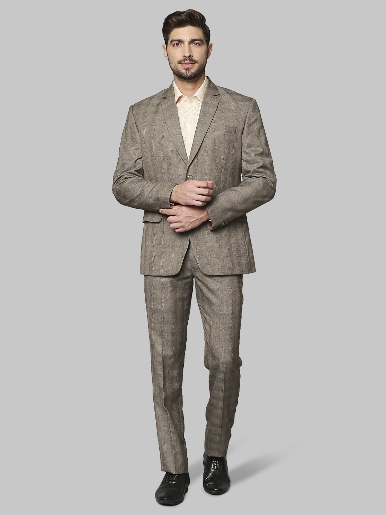 Raymond Brown  Regular Fit Checks  Two Piece Suits