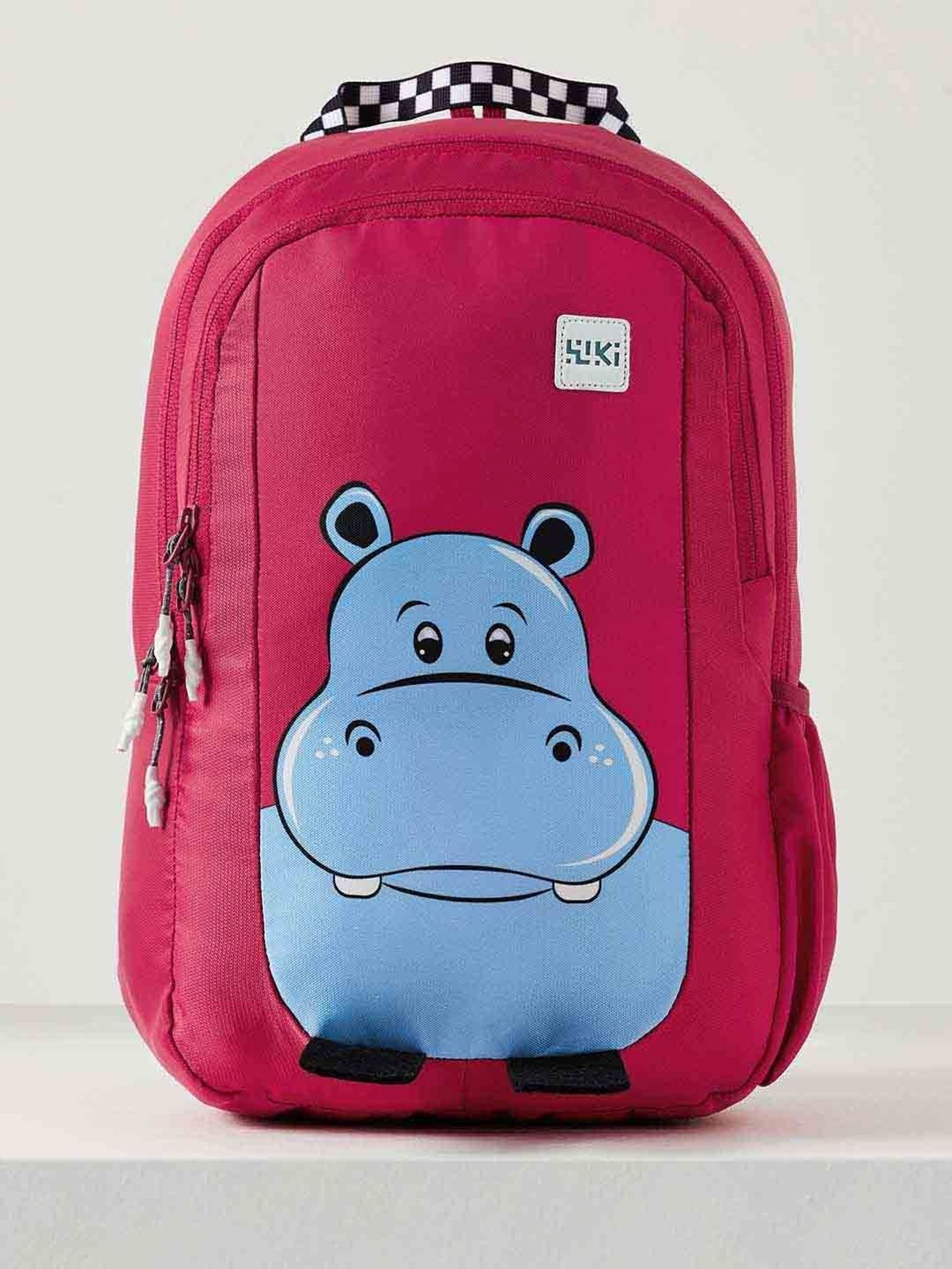 Wiki Back to School Champ 2 Red Polyester Printed Backpack - 16 Ltrs