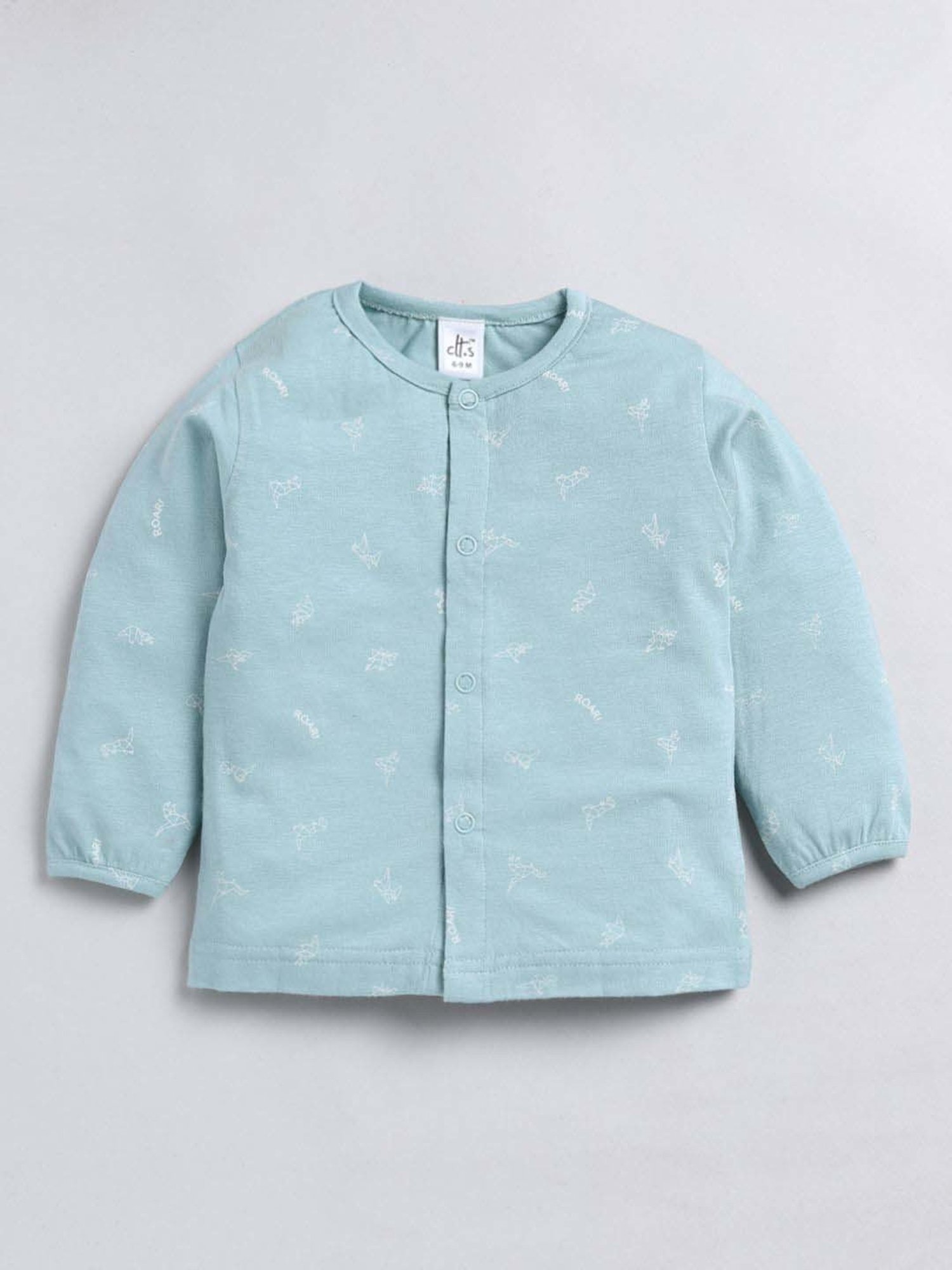 Clt.s Boys Light Blue Printed T-Shirt with Pants