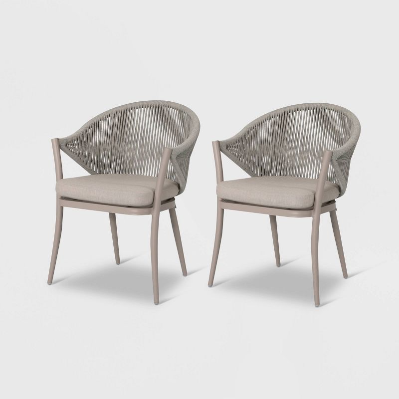 2pc Rope Single Chairs - Nuu Garden