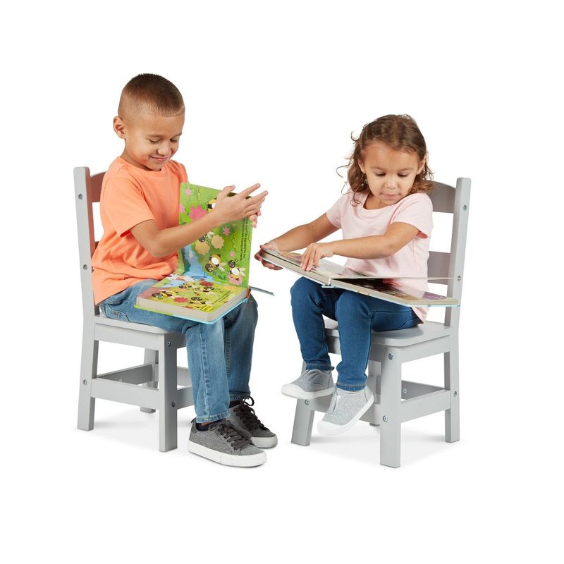 Gaiam Kid Classic Stability Balance Ball Chair with Reliable 4 Wheel Base to Adopt Healthy Posture, Keep Body Active, and Mind Engaged, Orange & Gray