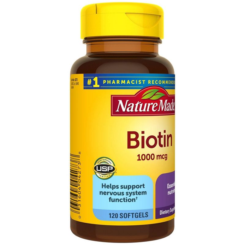 Nature Made Biotin 1000 mcg Softgels - 120ct
