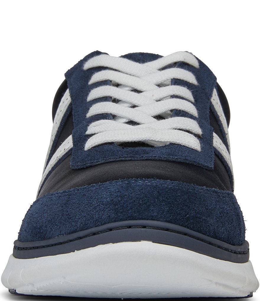 Vionic Nana Satin Leather Lace-Up Sneakers