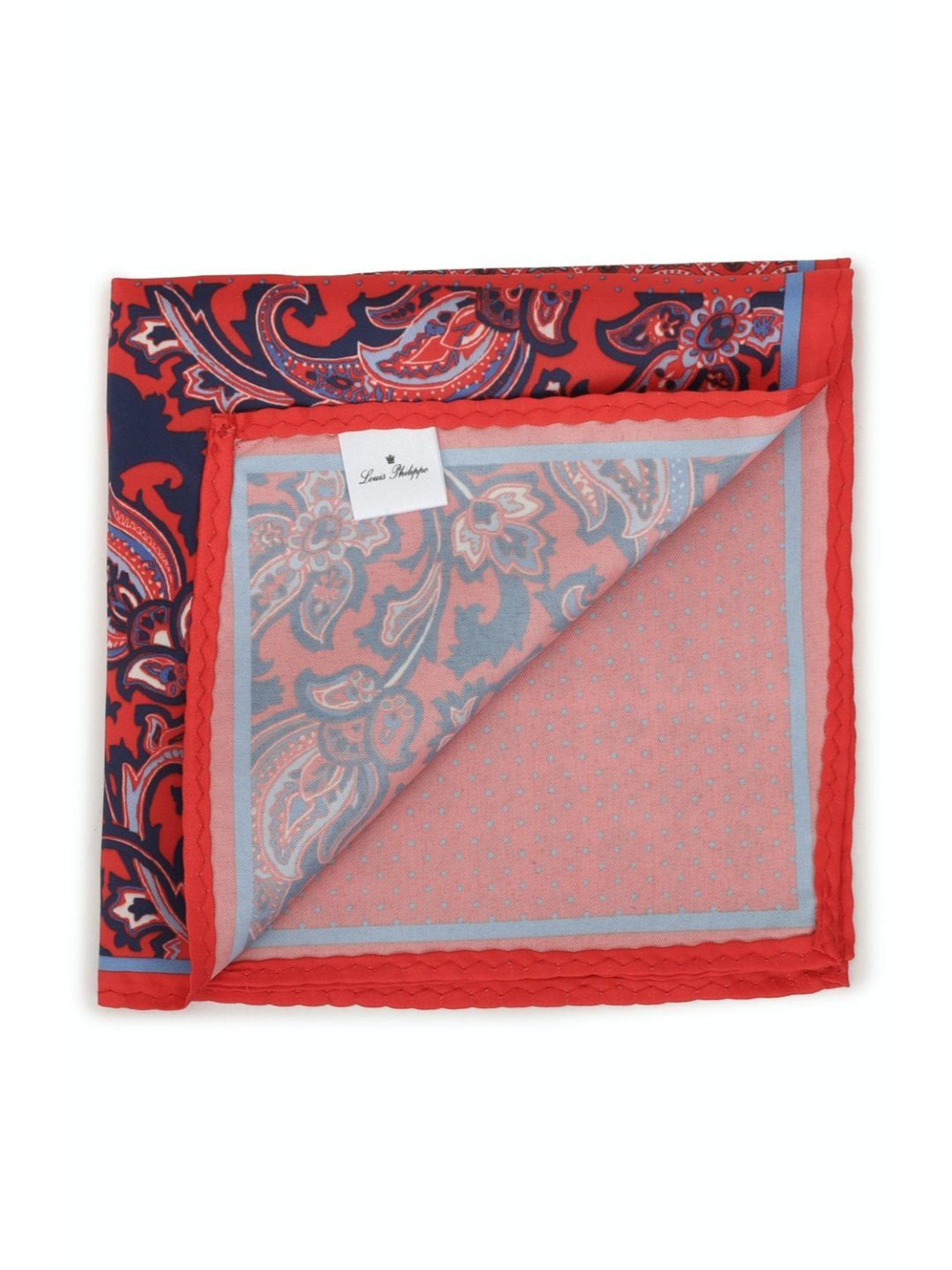 CHOKORE Brown and Yellow Plaid Pocket Square