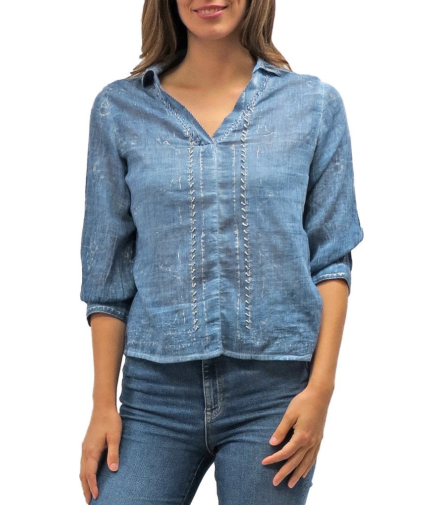 Karyn Seo Jana Embroidered Top
