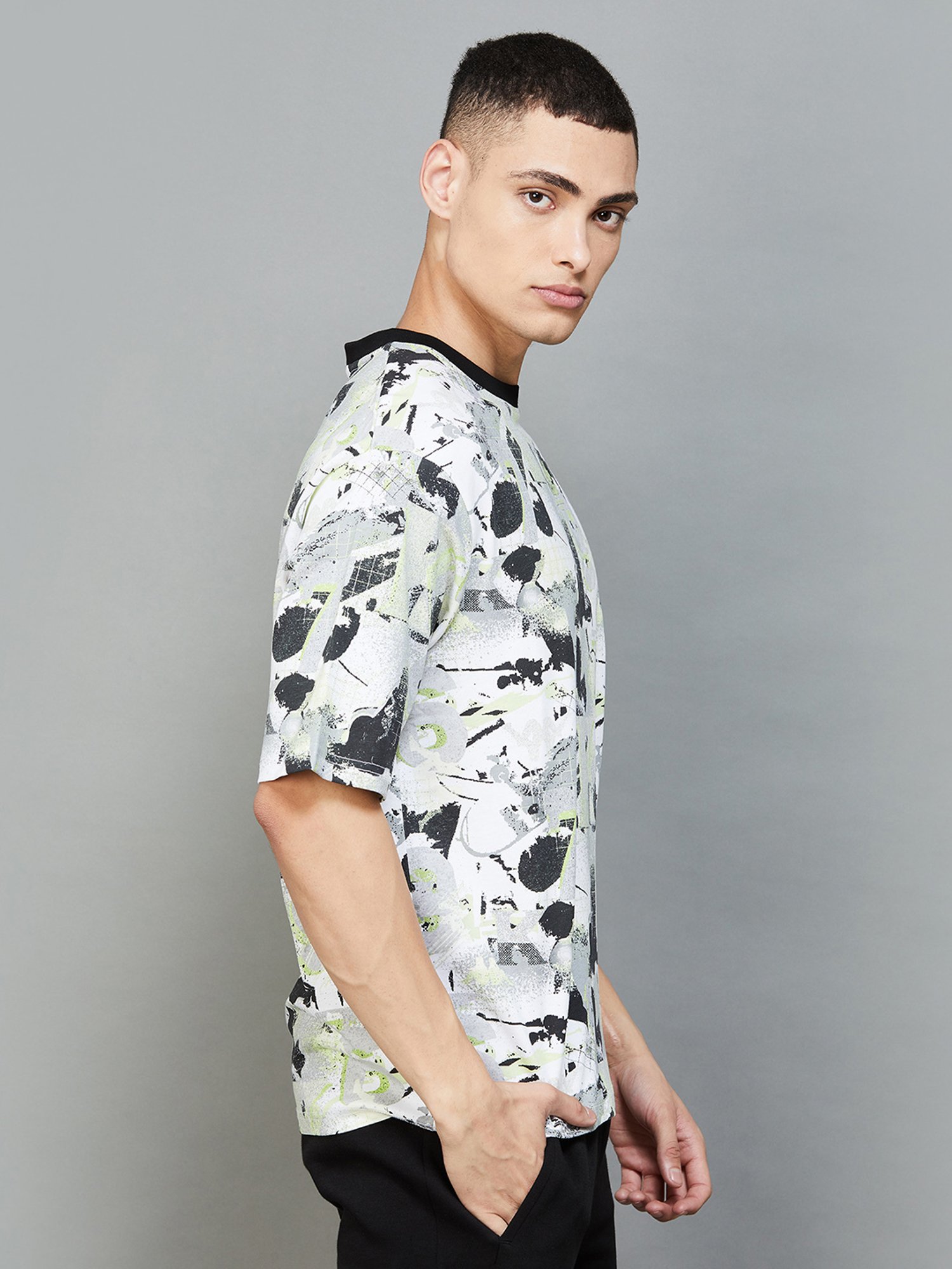 KAPPA Multicolor Regular Fit Printed Sports T-Shirt