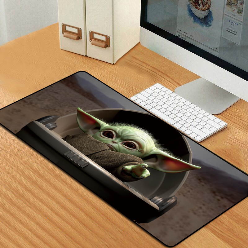 HISPETECH Star Wars Mouse Pad 800x300mm Large Mouse Pad Locking Edge Nature Rubber Computer Gaming Mousepad XL for PC Laptop Desktop
