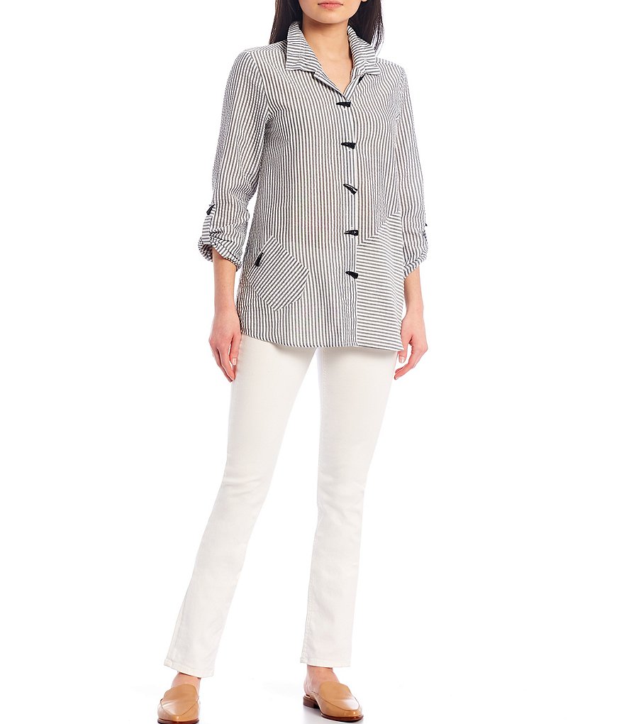 JEN7 by 7 for All Mankind Released Hem Slim Straight Leg Jeans