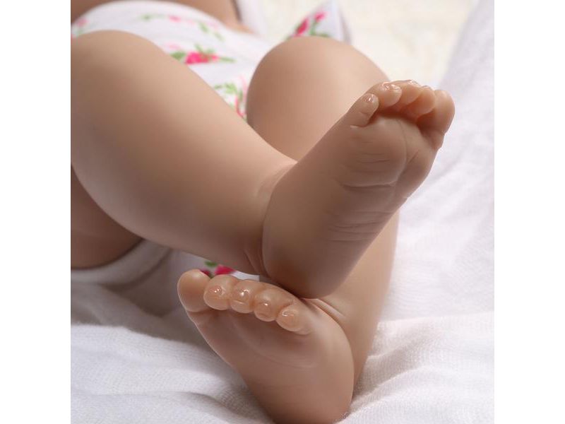 Paradise Galleries Preemie Tiny Reborn Baby Doll 12 inch - Bitsy Baby Little Lamb, Full Vinyl Arms & Legs, 4-Piece Gift Set, Safety Tested for 3+