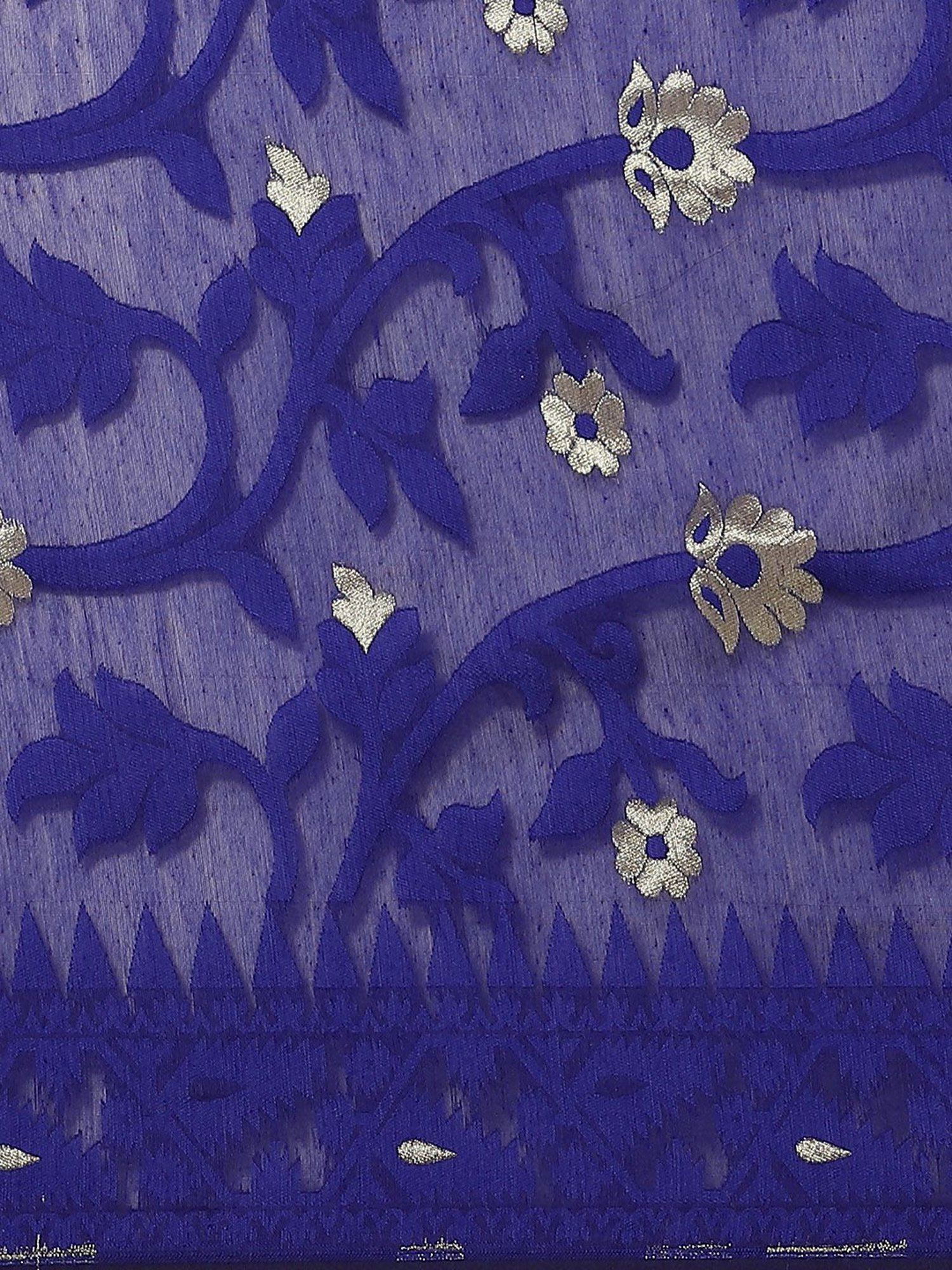 Kalakari India Navy Woven Saree