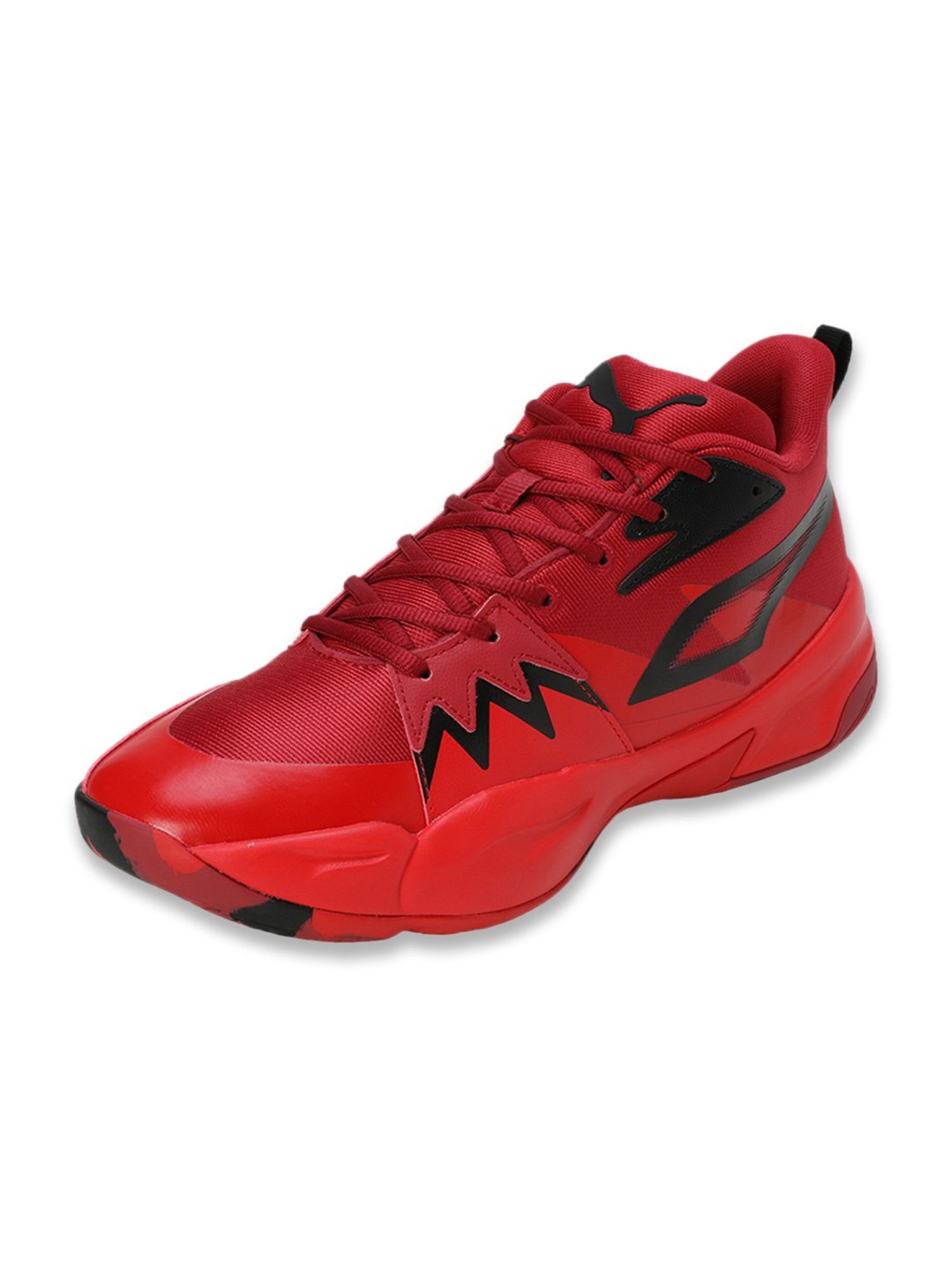 Puma Men's Genetics Speckle White Basketball Shoes