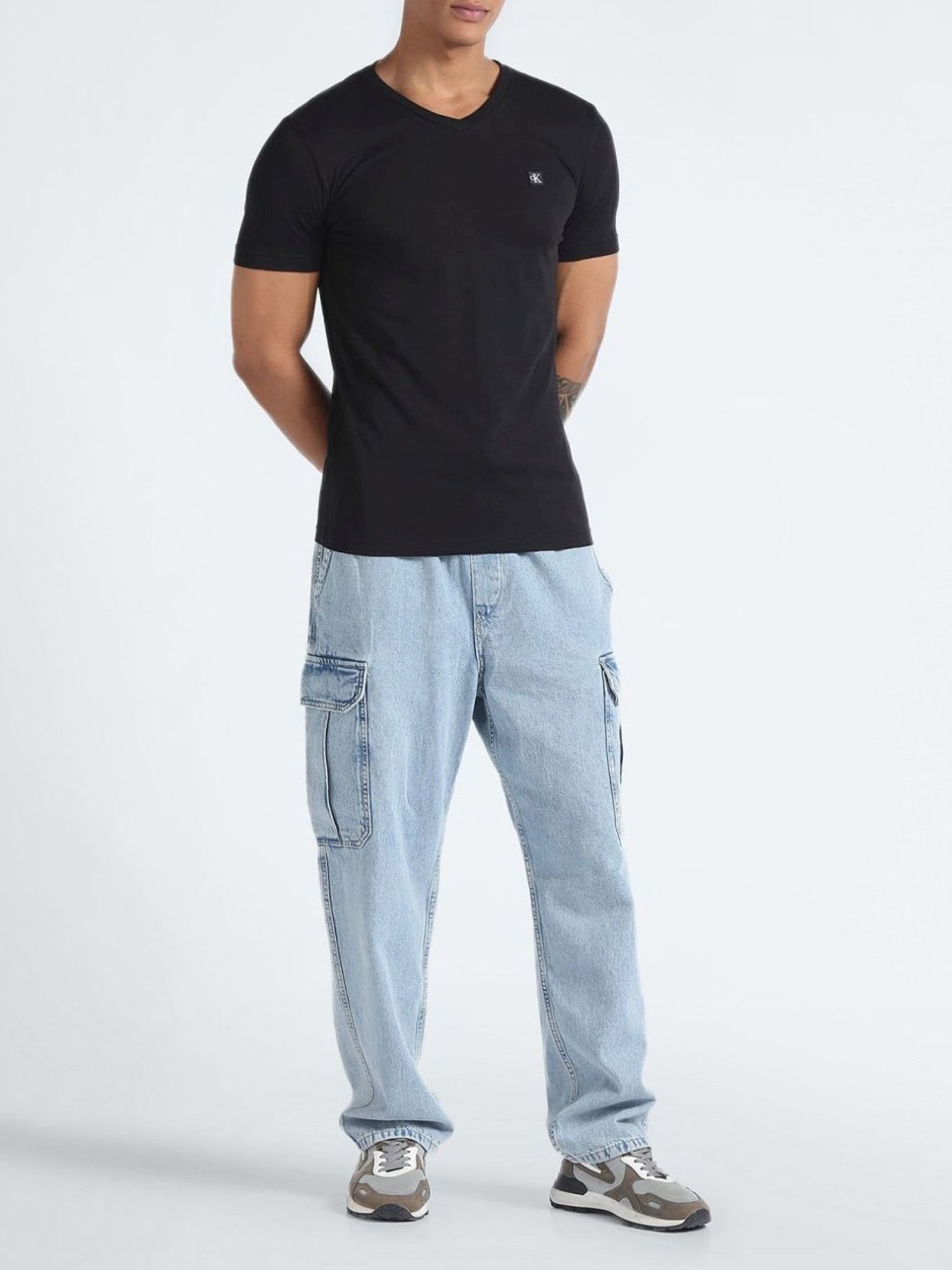 Calvin klein Jeans Black Slim Fit T-Shirt