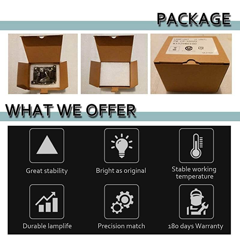 Projector Lamp Bulb V13H010L78 for Epson ELPLP78 PowerLite Home Cinema 2000 2030 725HD 730HD 600 VS230 VS330 VS335W EX3220 EX6220 EX7220 EX7230