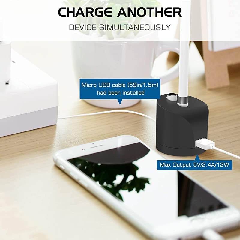 Charging Stand Compatible with Apple Pencil 1st Gen Aluminum Charger Dock Station Apple Pencil Holder Fit iPad 102 2019 iPad Pro 129 105 97 iPad Air 3Mini 5 2019 Pen Black