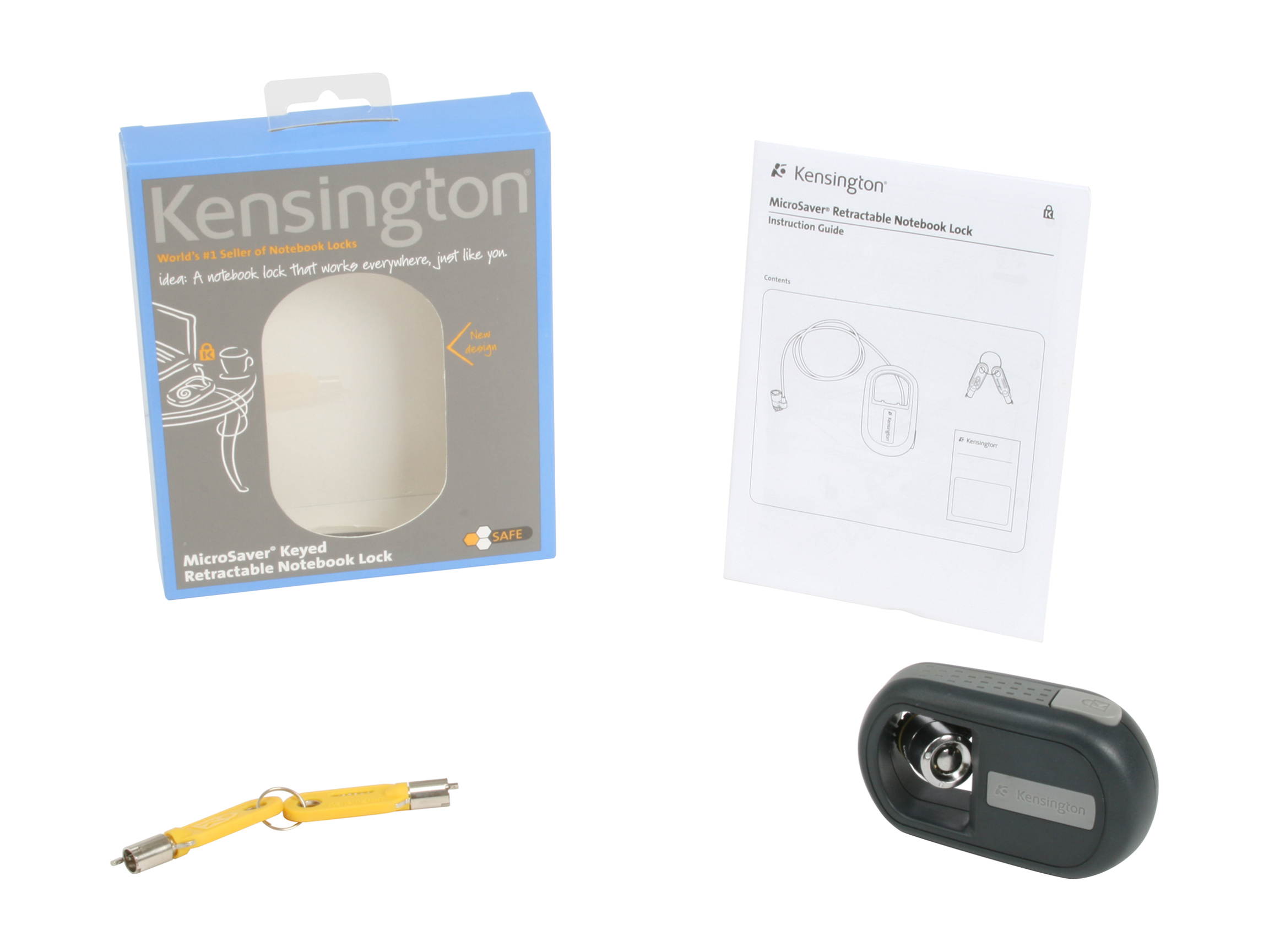Kensington MicroSaver Keyed Retractable Notebook Lock K64538US