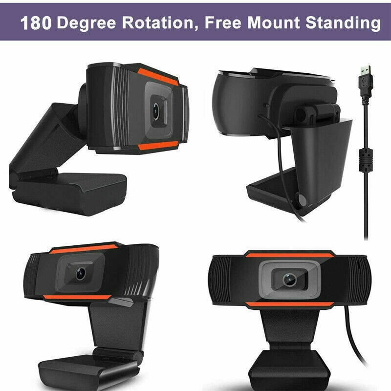 Upgraded Webcam Auto Focusing Web Camera Cam with Microphone For PC Laptop 1080p