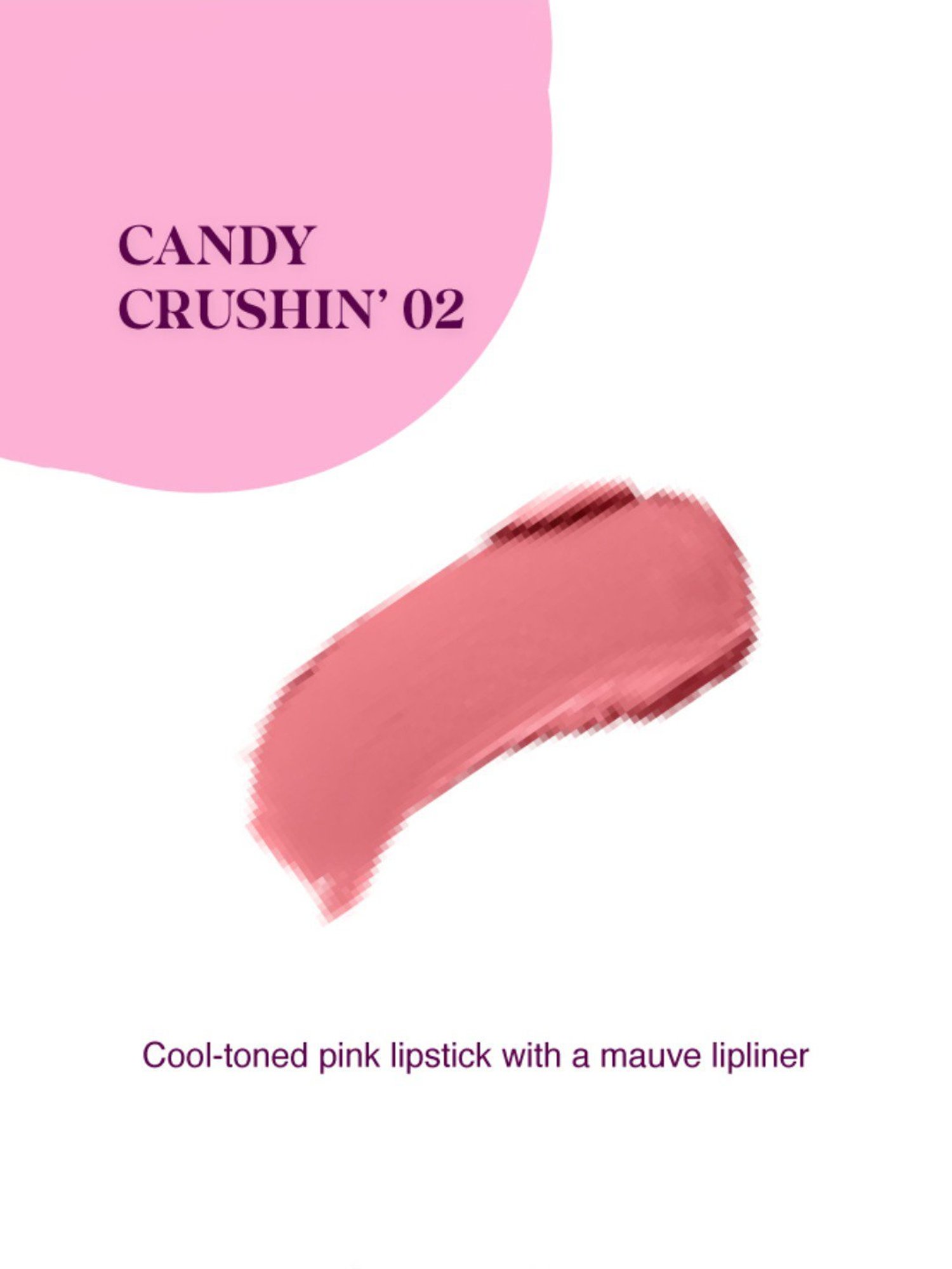 Typsy Beauty Twist & Pout Lipstick & Lip Liner Candy Crushin 02 - 0.91 gm