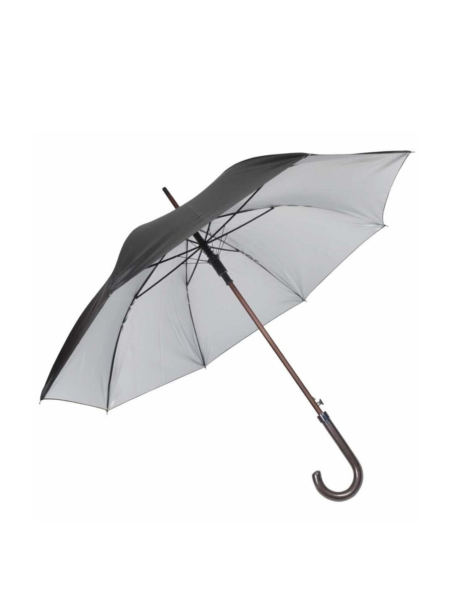 Eume Forlin Black Solid 1 Fold Umbrella - 23 inch