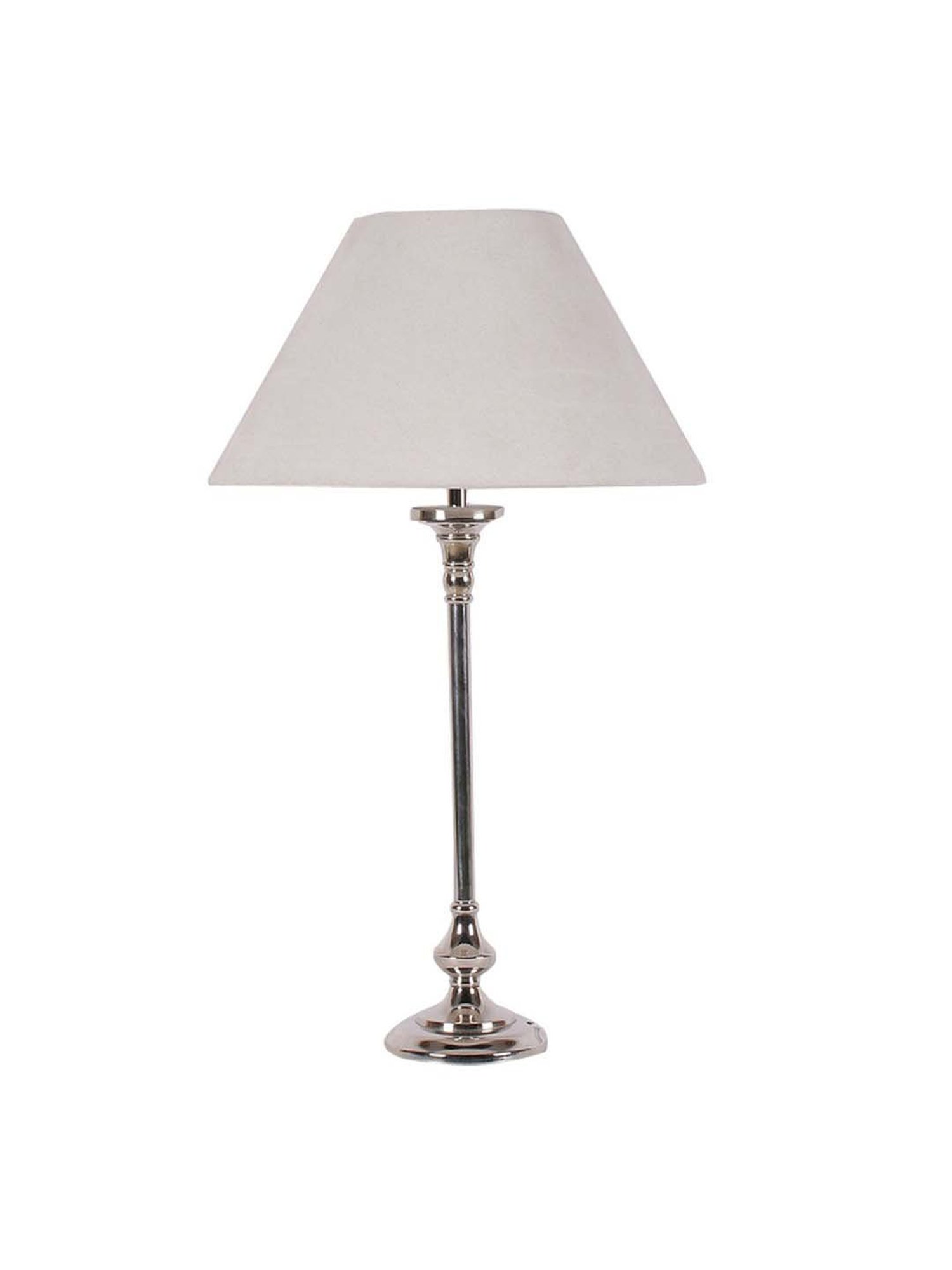 Kapoor E Illuminations White Metal Table Lamp - Set of 1