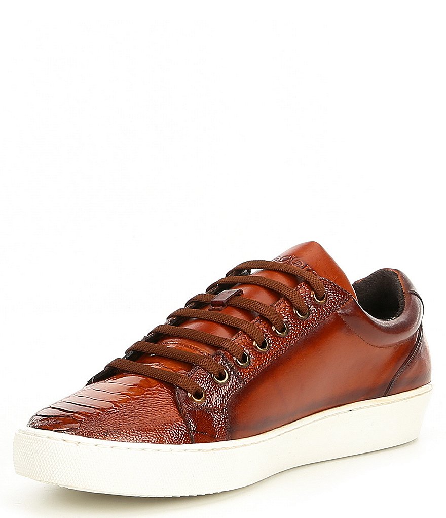 Belvedere Men's Anthony Leather Lace-Up Sneakers