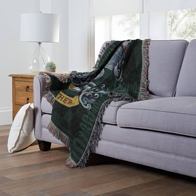 Harry Potter Slytherin Shield Tapestry Throw