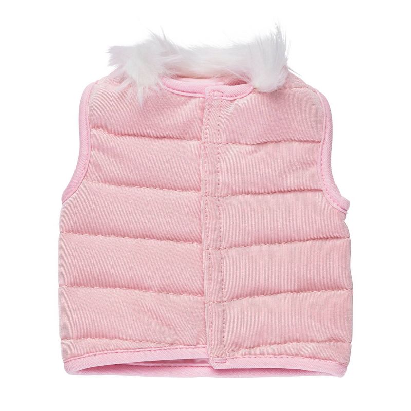 Perfectly Cute Baby Doll Outfit - Purple One-Piece with Vest