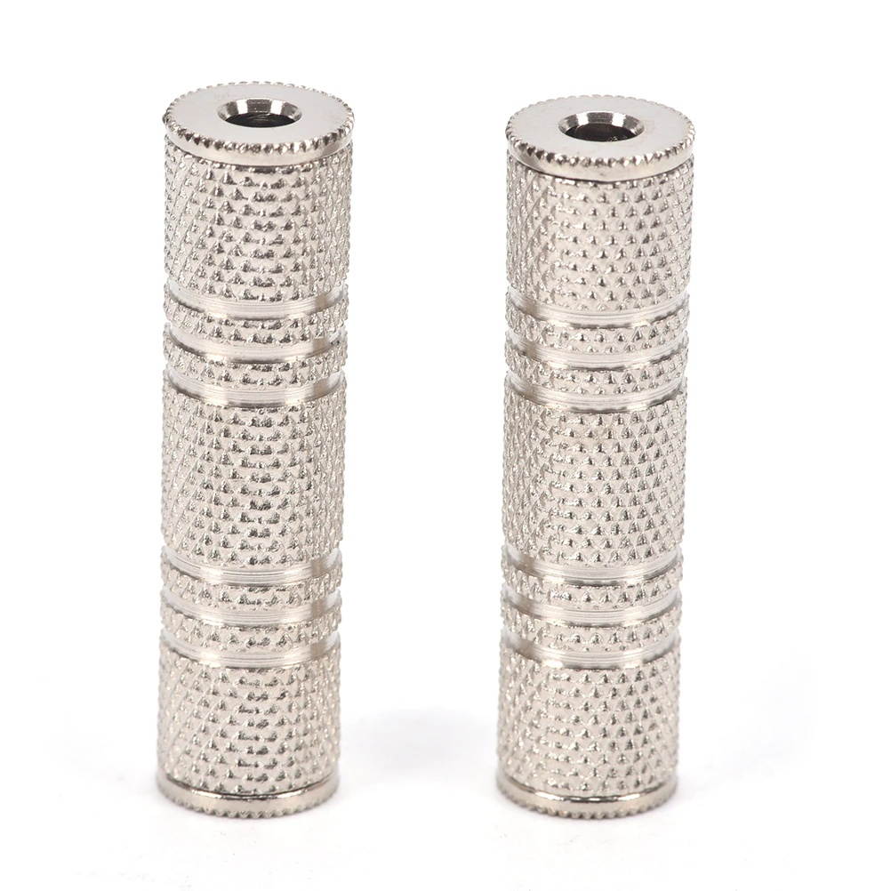 2PC/lot 3.5mm Jack Female to 3.5 mm Female Connector F/F Stereo Audio Adapter Headphone Jack Coupler Adaptor Connector  Hot Sale