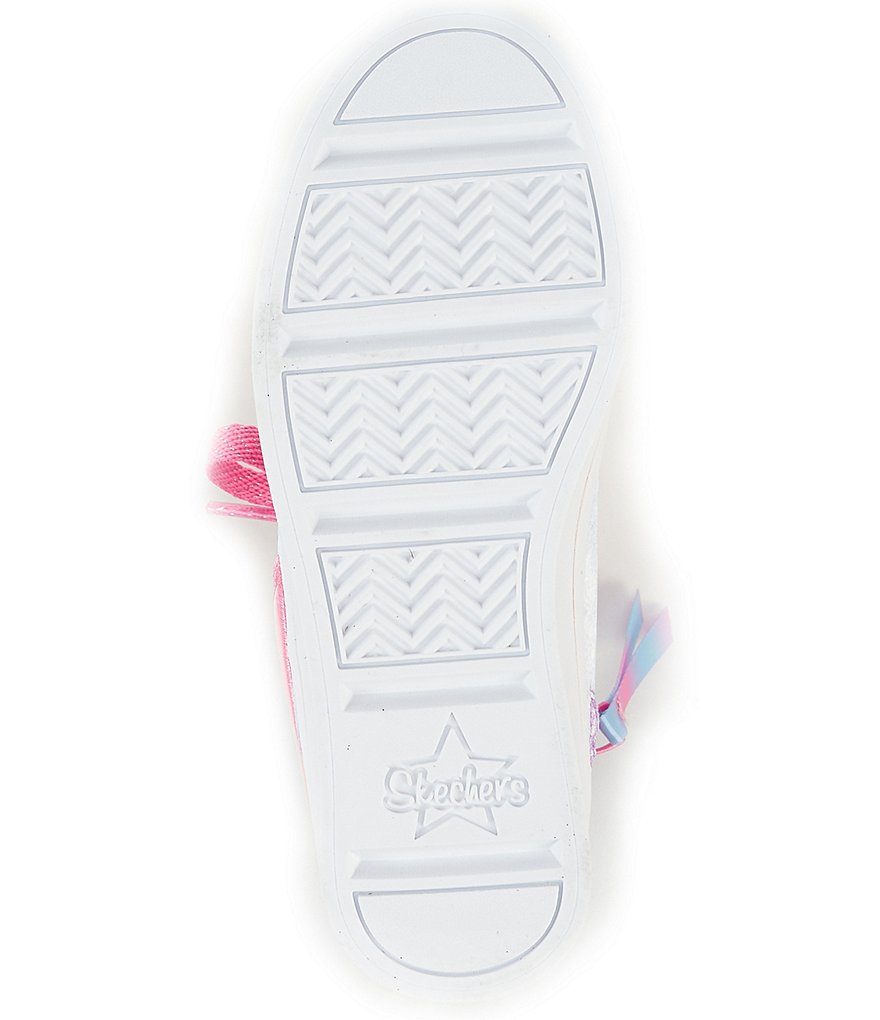 Skechers Girls' Twinkle Toes Twi-Lites 2.0- Brave & Strong Sparkle Light Up Hi Top Sneakers (Youth)