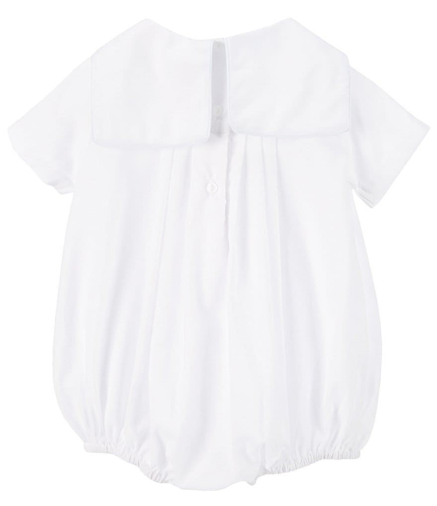 Petit Ami Baby Boys Newborn-3 Months Train Embroidered Jon Jon Shortalls