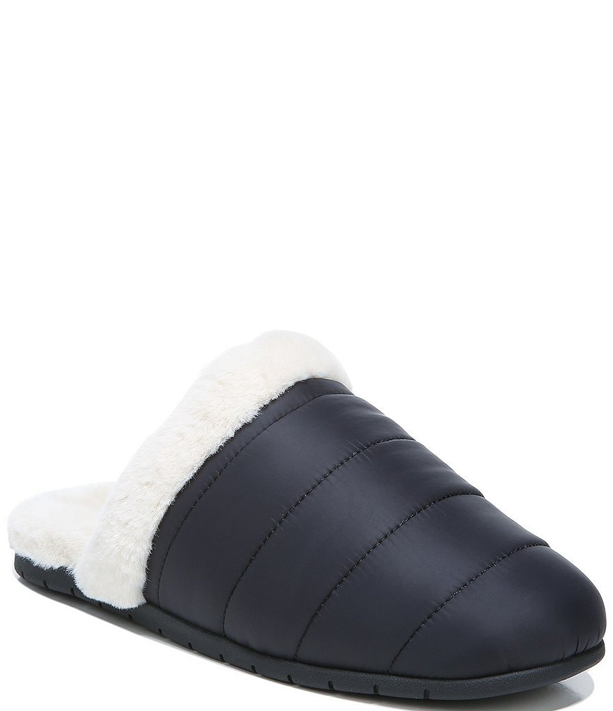 Vionic Josephine Faux Fur Lined Slide-On Slippers
