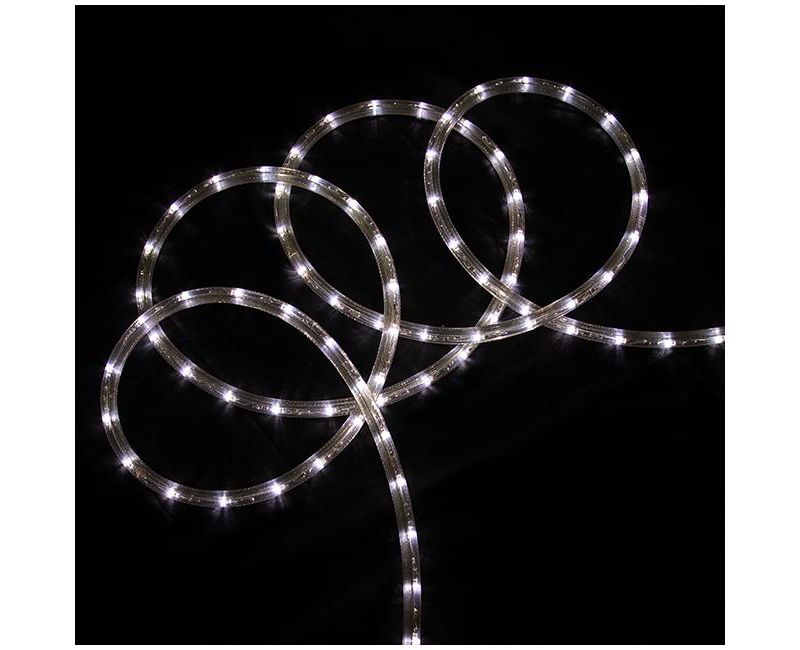 J. Hofert Co Commercial Grade Christmas Rope Light Set White Cord - Lime Green