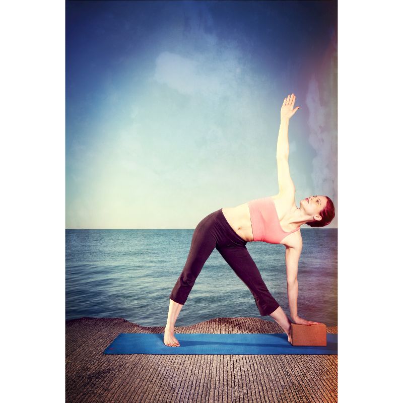 Lifeline Cork Yoga Block - Tan