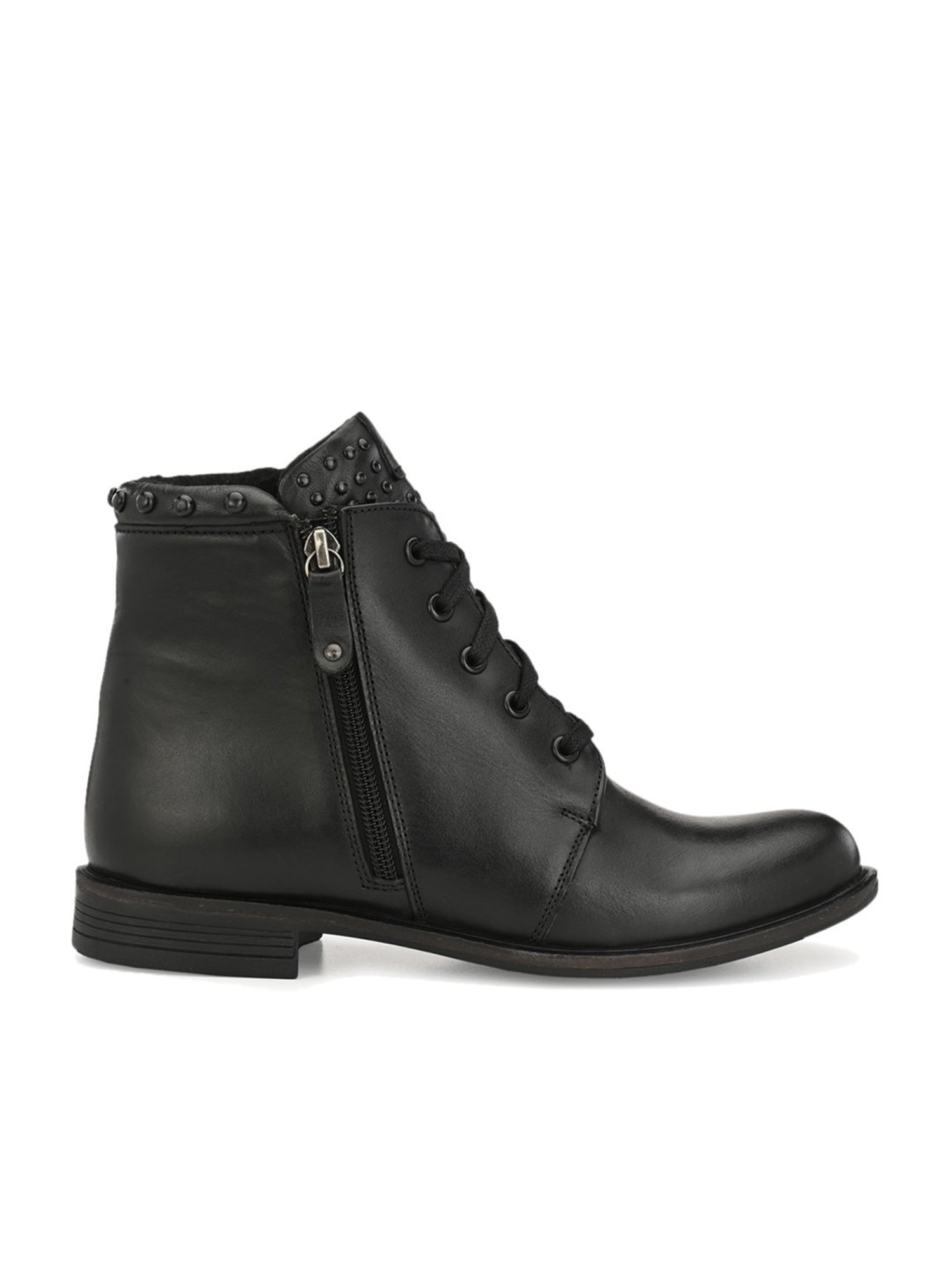 Delize Black Derby Boots