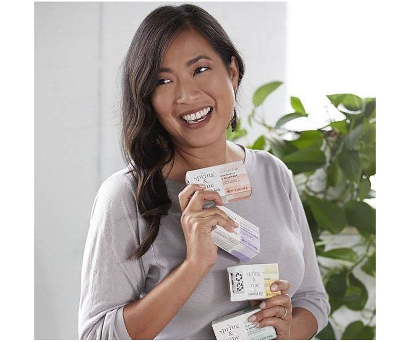 Spring & Vine Lavender & Orange Blossom Balanced Clean Shampoo Bar - 3.5oz