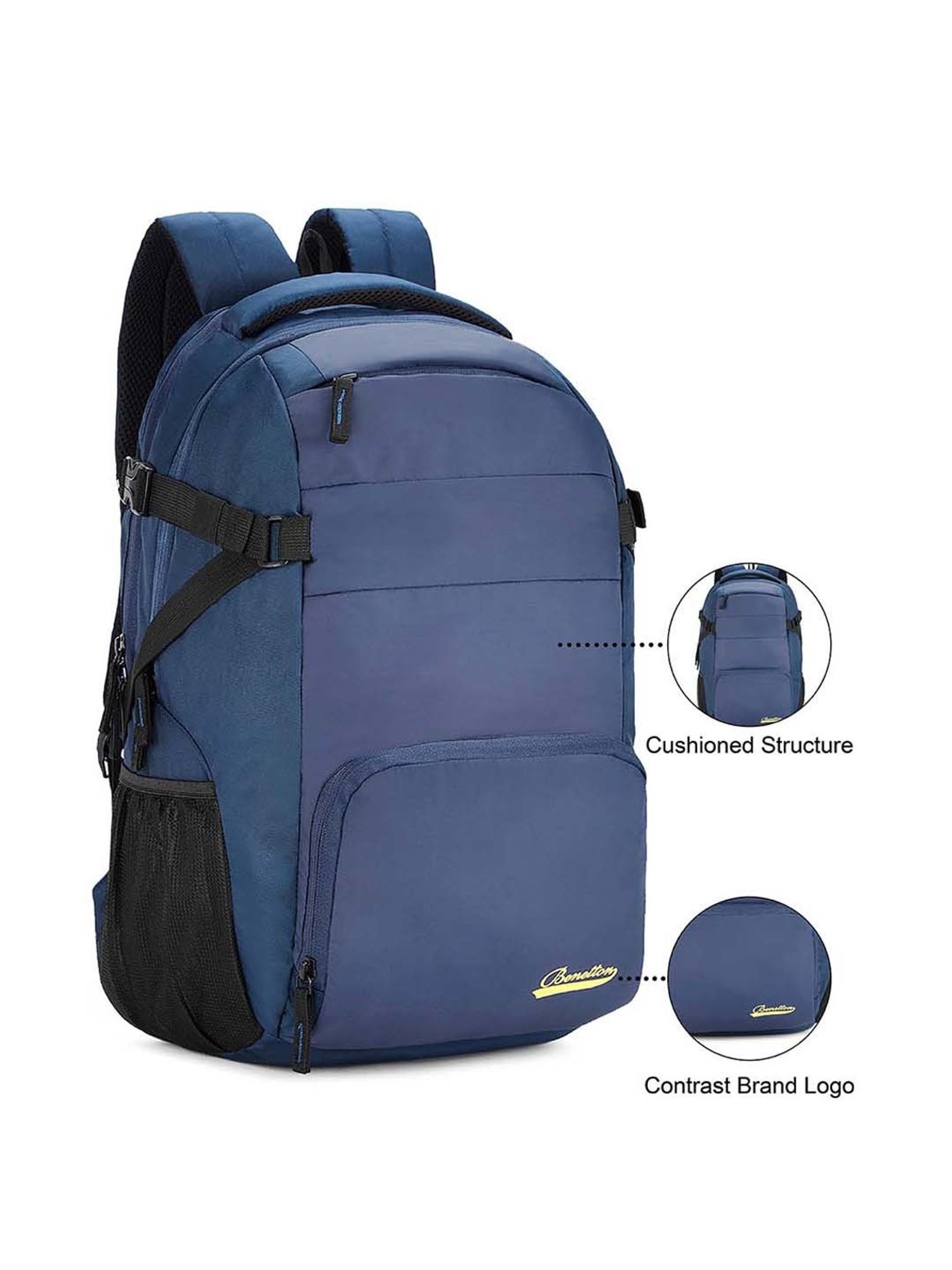 United Colors of Benetton Kenzo 32 Ltrs Navy Medium Laptop Backpack