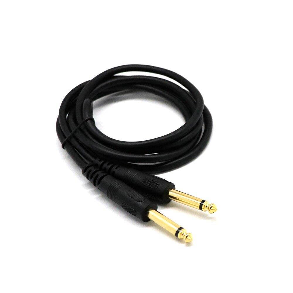 Male to Male 1.5m Premium 6.35mm Mono Jack 1/4" TS Cable Unbalanced Guitar Patch Cords/Instrument Cable Male to Male 1.5m M.27